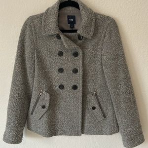 GAP Wool Blend Boucle Jacket